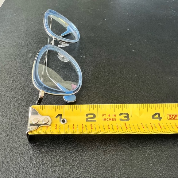 ML 5048 084 Moncler Light Blue/ Silver Eyeglasses - Picture 9 of 10